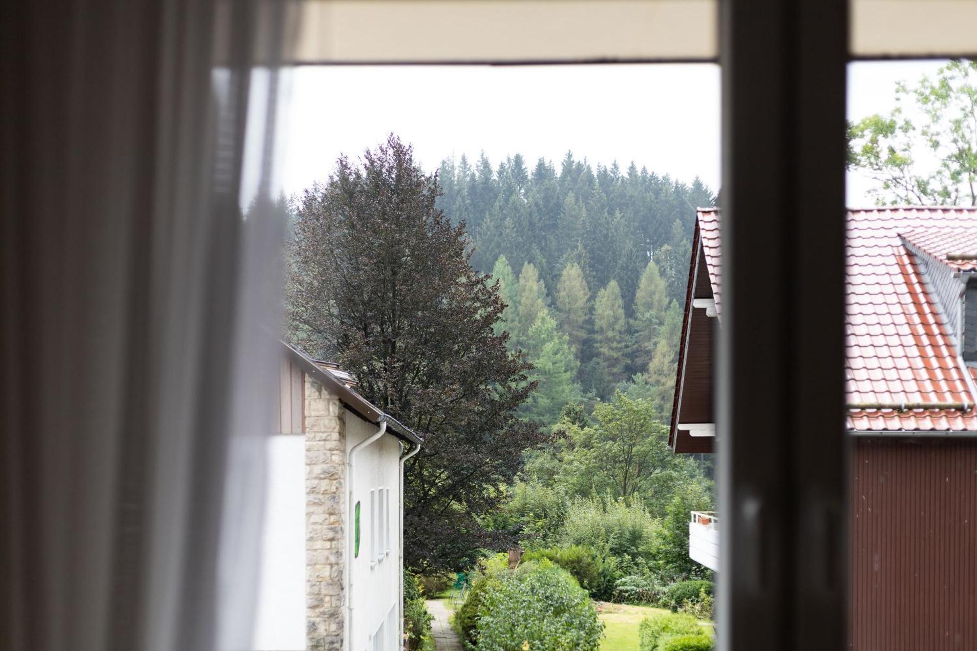 Apartmenthaus Am Waldrand- Kueche - Fruehstueck - Balkon วิลเดอมานน์ ภายนอก รูปภาพ